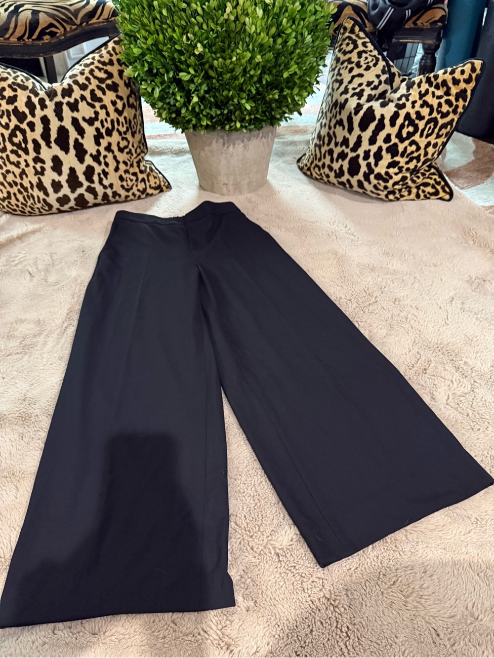 Banana Republic- Size 4 Wide-Leg Black Women's Pants Like New